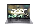Acer Aspire 5 (A517-53-536B) Laptop 17 Zoll Windows 11 Home Notebook - FHD IPS Display, Intel Core i5-1235U, 16 GB DDR4 RAM, 1.000 GB PCIe NVMe SSD, Intel Iris Xe Graphics, Grau