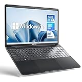 SGIN 15.6 inch Laptop Windows 11 Home, 8 GB RAM 256 GB SSD ROM Notebook (TF 512 GB), Celeron N4020C, up to 2.8 GHz, HD IPS, 2 x USB 3.0, Bluetooth 4.2 , WiFi. Dual Band (schwarz)