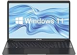 SGIN 15,6 Zoll Laptop Windows 11 Home, 8 GB RAM 256 GB SSD ROM Notebook (TF 512 GB), Celeron N4020C, up to 2,8 GHz, HD IPS, 2 x USB 3.0, Bluetooth 4.2, WiFi Dual Band (schwarz)