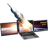 Kwumsy P2 Pro 13,3' Tragbarer Dreifach Monitor FHD 1080P Laptop Bildschirmverlängerung Realisieren Sie Eine Kabelverbindung Externer Dual-Monitor Kompatibel Mit 13,3-16,5' Support Mac M1