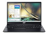 Acer Aspire 3 (A315-34-C22U) Laptop | 15,6 FHD Display | Intel Celeron N4120 | 4 GB RAM | 128 GB SSD | Intel UHD Graphics 600 | Windows 10 | QWERTZ Tastatur | schwarz