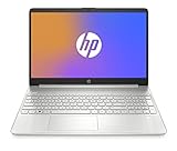 HP Laptop | 15.6' FHD Display | AMD Ryzen 3-5300U | 8GB RAM | 256GB SSD Speicher | Windows 11 S-Mode | QWERTZ Tastatur | Silber
